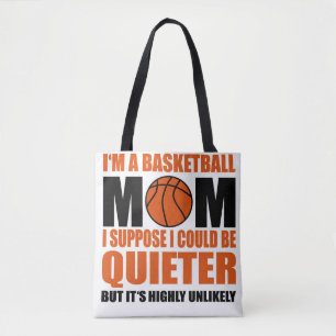 A basketball mom tote