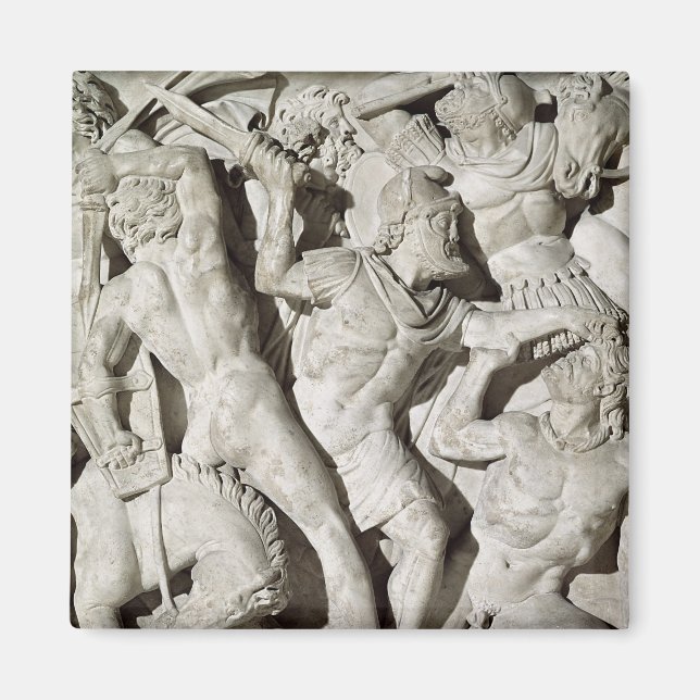 A battle between Romans and Galatians Magnet (Front)