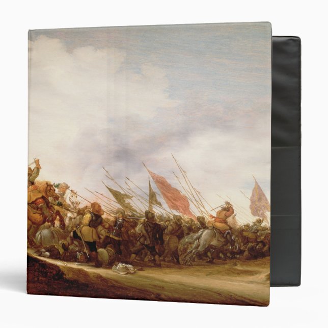 A Battle Scene, 1653 Binder (Front/Inside)