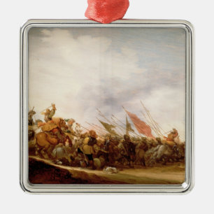 A Battle Scene, 1653 Metal Ornament