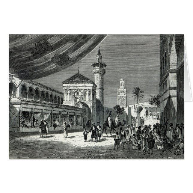 A Bazaar at Tunis (Front Horizontal)