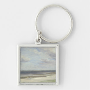 A Beach on the Baltic Sea at Laboe, 1842 Keychain