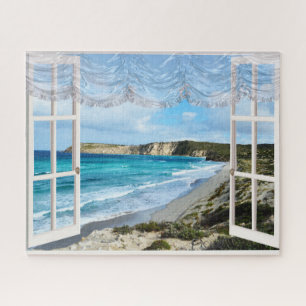 A Beach Scene Through My Window, Jigsaw Puzzle