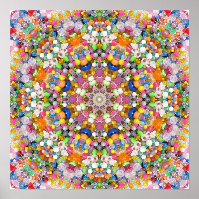 A Bead Mandala Poster (Front)