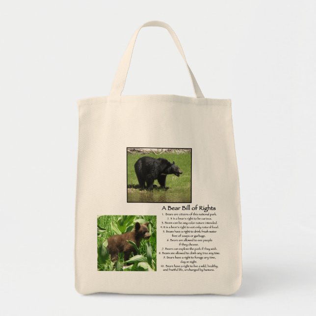 A Bear Bill of Rights Bag (Front)
