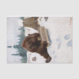 A Bear Chance by Philip Russell Goodwin Tissue Paper