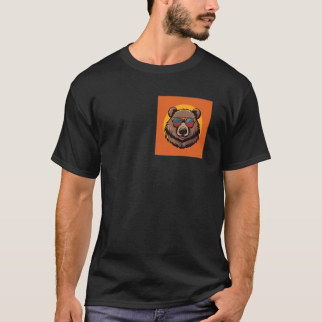 A Bear with Sunglasses 1 T-Shirt (Front)
