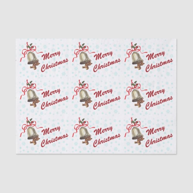 A Bearry Merry Christmas Tissue Paper (Front)