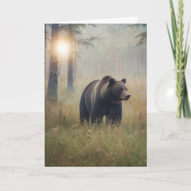 A Beary Happy Birthday Card (Front)