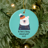 A Beary Unusual Year, Funny Bear 2020 Christmas