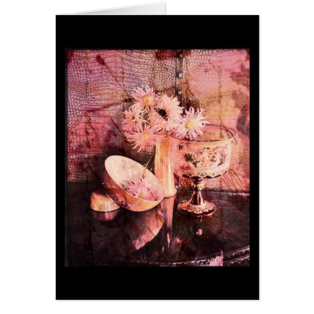 A Beautfiul Pink Floral Collage (Front)