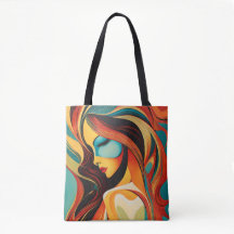 A beautiful abstract portrait