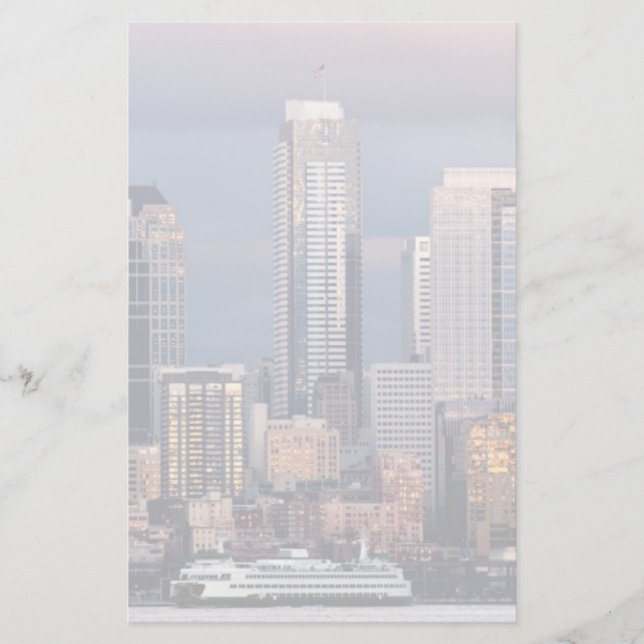 A beautiful and dramatic sunset seen from West Stationery (Front)