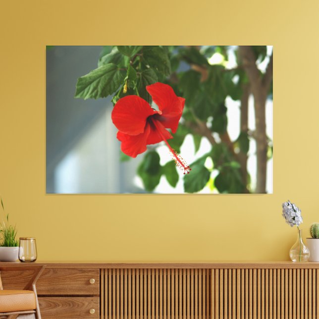 A beautiful bridal bouquet poster canvas print (Insitu(LivingRoom))