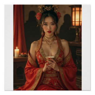 A beautiful Chinese courtesan assassin Poster