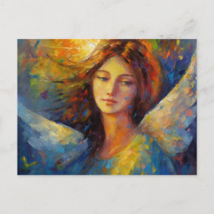 A Beautiful Colourful Angel Postcard
