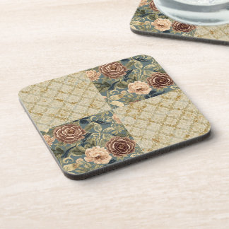 A Beautiful Combination of Floral and Motif Patter Coaster