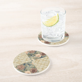 A Beautiful Combination of Floral and Motif Patter Coaster