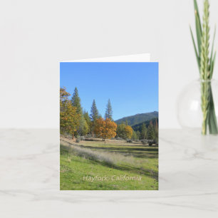 A beautiful day in the valley... card