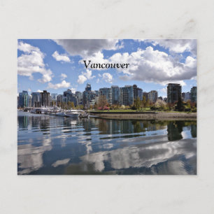 A Beautiful Day in Vancouver, BC Postcard
