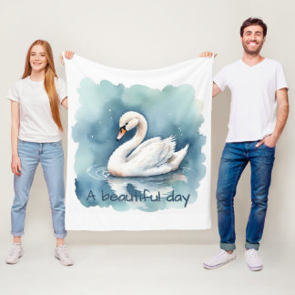 A Beautiful Day set  Fleece Blanket