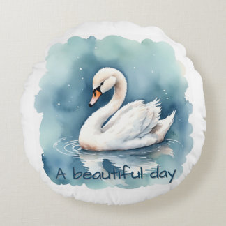 A Beautiful Day set Round Pillow