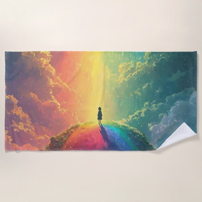 A Beautiful Dream Beach Towel (Front)