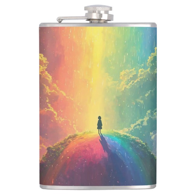 A Beautiful Dream Hip Flask (Front)