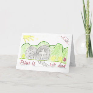 A Beautiful Easter card made by my Grandson