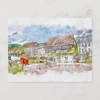 A beautiful estate postcard