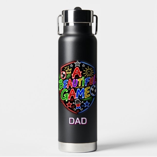 A Beautiful Game Water Bottle (Front)