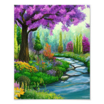 A Beautiful Garden Photo Enlargement