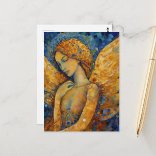 A Beautiful Lady Angel Postcard