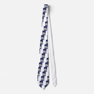 A beautiful lily in the moonlight tie