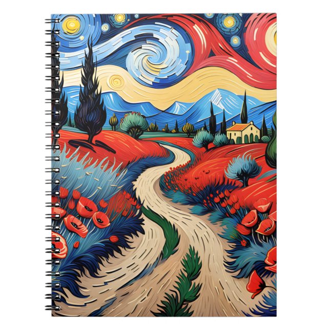 A beautiful meadow notebook (Front)