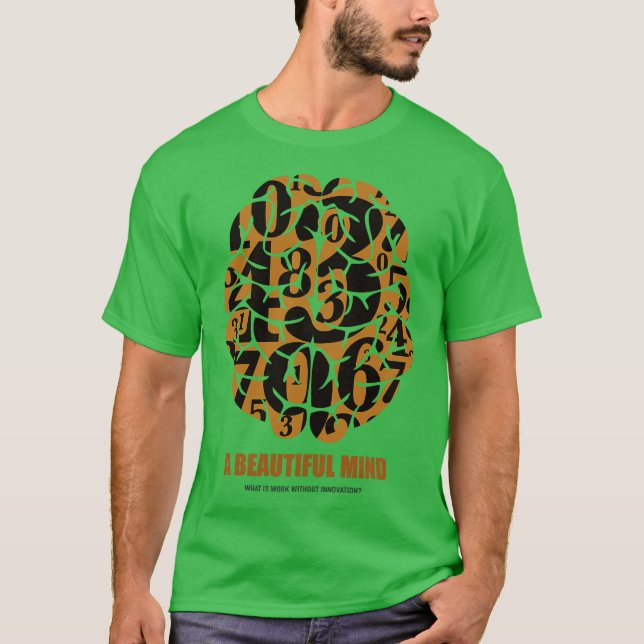 A Beautiful Mind Alternative Poster T-Shirt (Front)