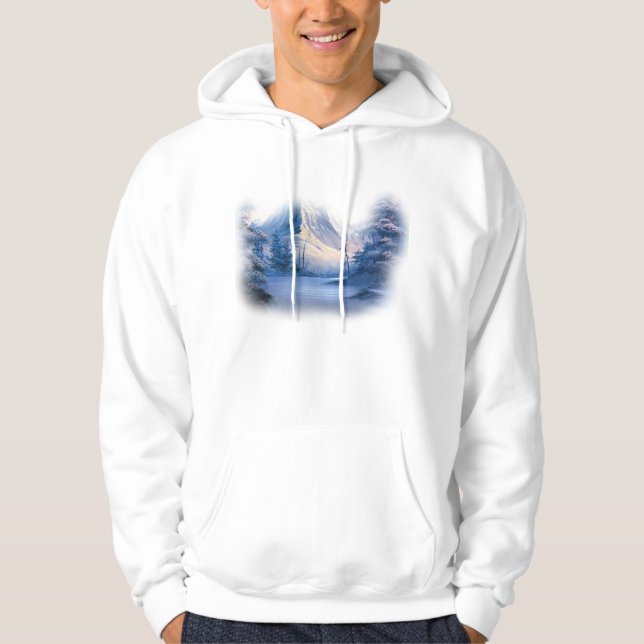 A Beautiful Mountain Snow Hoodie (Front)