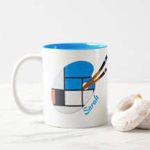 A beautiful mug featuring a painting by Paul Klee