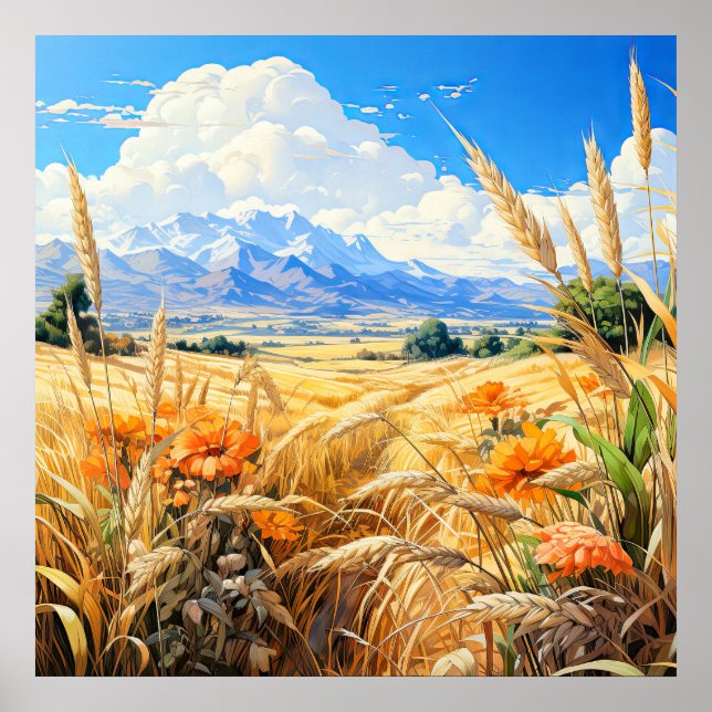 A Beautiful On The Prairie Poster (Front)