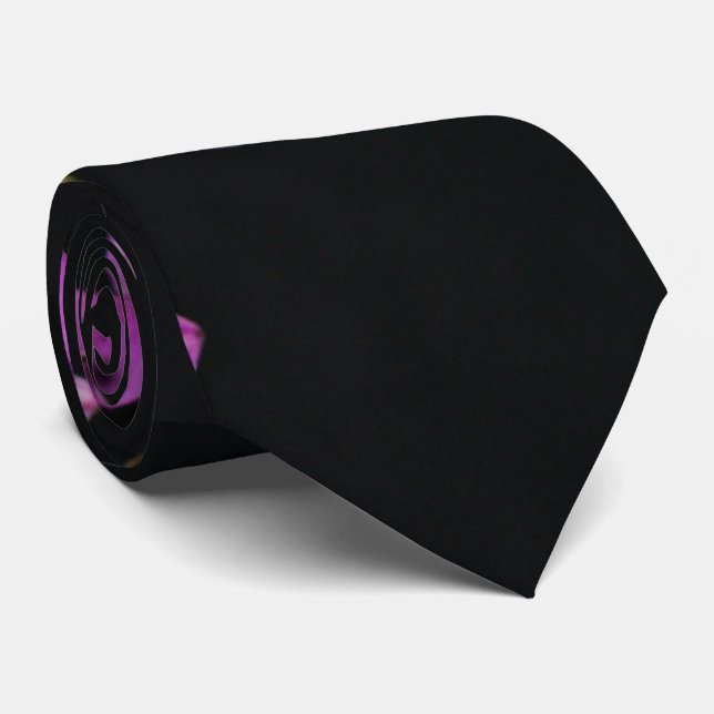 A Beautiful Orchid Tie (Rolled)