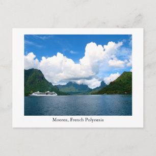 A beautiful postcard of Moorea, French Polynesia