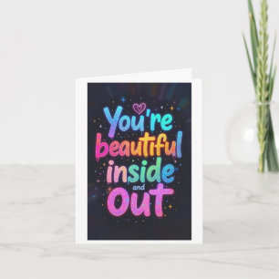 A beautiful quote ideal to give to anyone card