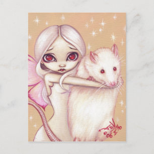 "A Beautiful Rat" Postcard