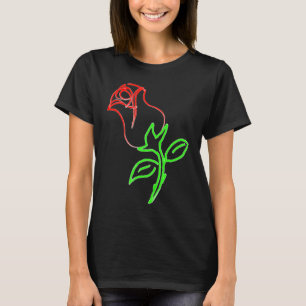 A beautiful red rose is a  for Valentine's Day T-Shirt