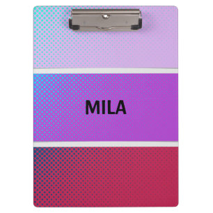 A beautiful spectrum of purple colors clipboard