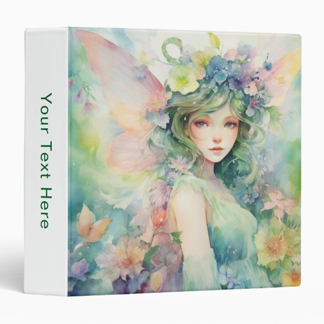 A Beautiful Spring Fairy Binder (Front/Spine)