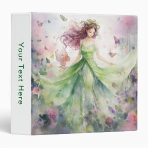A Beautiful Spring Fairy Binder