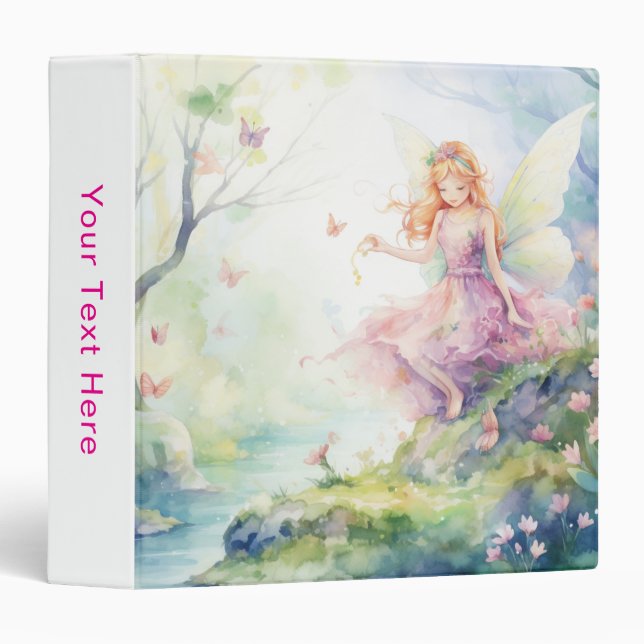 A Beautiful Spring Fairy Binder (Front/Spine)