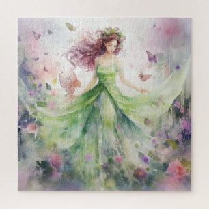 A Beautiful Spring Fairy Jigsaw Puzzle