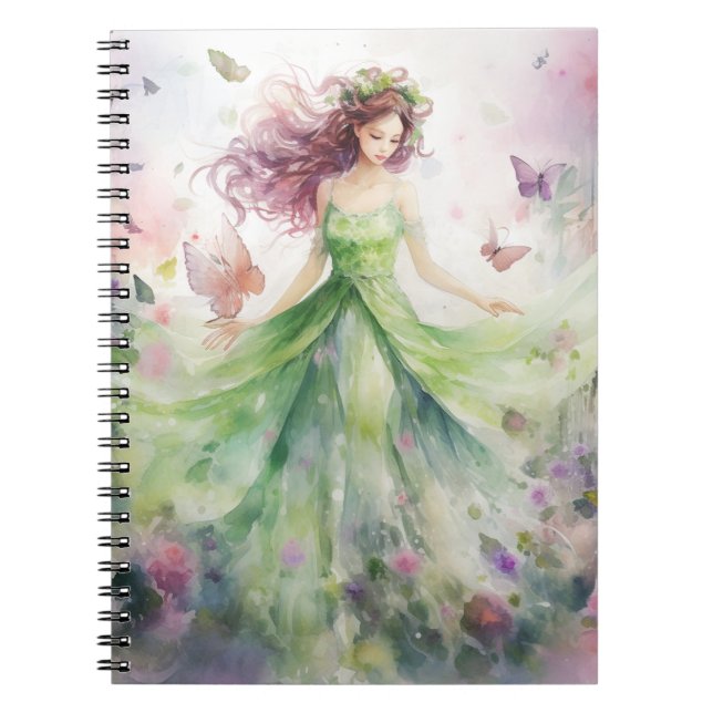 A Beautiful Spring Fairy Notebook (Front)